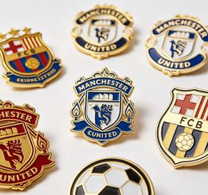 Insignias, broches y pines de solapa de metal con esmalte duro y blando, de aleación, de diseño moderno y antiguo, personalizados, con temática <span class=keywords><strong>mundial</strong></span>, deportiva y de eventos, como recuerdos. - Product Image 1