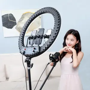 Đèn LED Trang Điểm Làm Đẹp TikTok 21 Inch, Đèn Vòng Chụp Ảnh Tự Sướng Có Giá Ba Chân