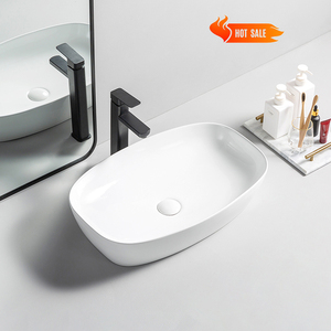 Custom Ceramic Art Wash Basin Manufacturer Counter Top Wash Hand Basin Lavatory Bathroom Sink