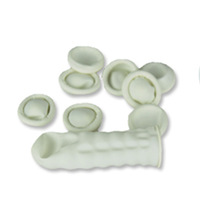 SunelPort - Cubiertas de Látex para Dedos, Profesionales, Japonesas, Mini, para Arte de Uñas, Desechables, Engrosadas, Antiestáticas, Libres de Polvo