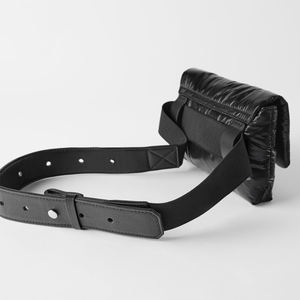 <span class=keywords><strong>Riñonera</strong></span> negra con logotipo personalizado para mujer, cinturón de tela, <span class=keywords><strong>riñonera</strong></span> - Product Image 2