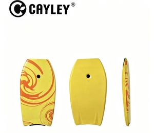 Bodyboard con Motivo a Spirale Vivace, Tavola da Surf Aerodinamica con Leash Plug per Spiaggia, Piscina, Intrattenimento Acquatico per Principianti - Product Image 1