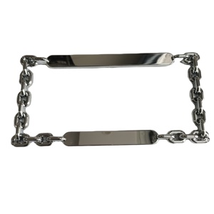 โซ่ ABS พร้อมโครงป้ายทะเบียน<span class=keywords><strong>รถ</strong></span>ยนต์แผ่นเหล็ก - Product Image 1