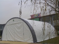 Edificios de tela hortícola instantáneos, refugio de almacenamiento de aves de corral, tienda de almacén