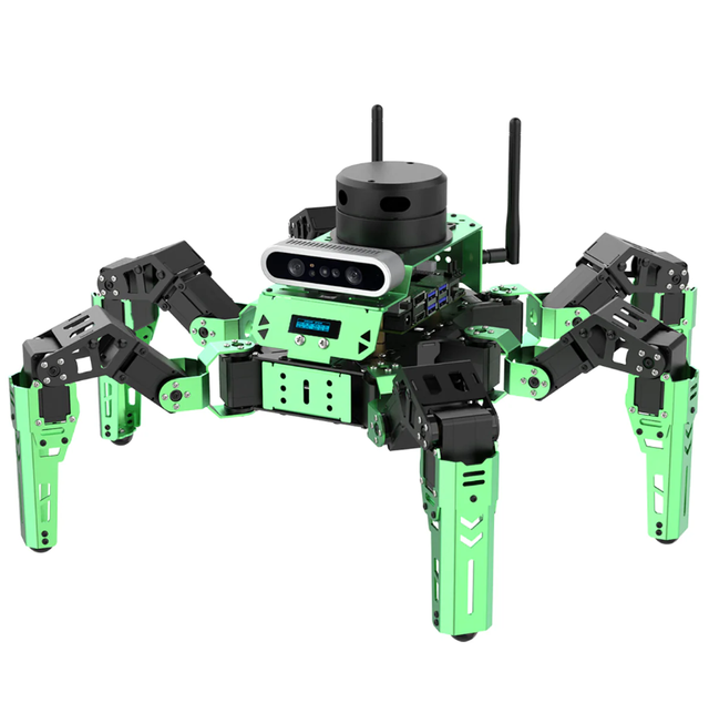SpiderPi AI Intelligent Visual 3D Scanning Six-Legged Graphic Robot Raspberry Pi 5 ROS Powered Electronic Modules and Kits