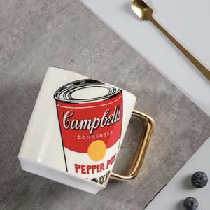 Taza <span class=keywords><strong>de</strong></span> Porcelana <span class=keywords><strong>de</strong></span> la Serie 'Lata <span class=keywords><strong>de</strong></span> Sopa' <span class=keywords><strong>de</strong></span> Arte Pop Premium - Gran Capacidad, Diseño Retro Vibrante - Estilo Nórdico, Apta para Lavavajillas, Caja <span class=keywords><strong>de</strong></span> Regalo - Product Image 4