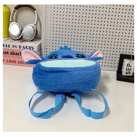 Sac à dos Stitch grande capacité pour étudiant, sac à dos pour jouets, sac à bandoulière en peluche dessin animé, sac à goûter pour enfants