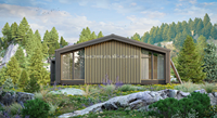 Haute qualité directement fabriqué prix usine maison maisons modulaires clé en main en acier léger mini maison de luxe préfabriquée