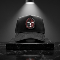 Casquette de baseball en daim à 5 panneaux, qualité supérieure, OEM ODM, avec strass, nouvelle collection, qualité originale, vente en gros, X El Mago