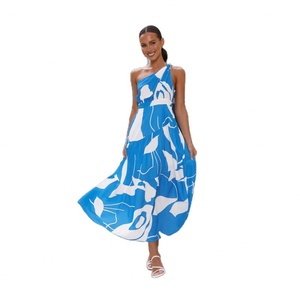 Nuevo Producto Popular: Vestido sin Mangas con Hombros Descubiertos - Product Image 1