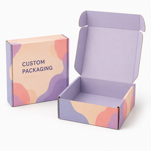 Cajas de Envío Ecológicas Personalizadas al por Mayor, Cajas de Cartón Corrugado Impresas con Diseño Personalizado, Caja Tipo Avión para Souvenirs - Product Image 5