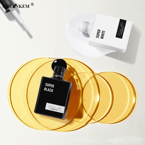 Nuevo Set de 2 Geles de <span class=keywords><strong>Uñas</strong></span> Súper Negros <span class=keywords><strong>y</strong></span> Blancos, Estilo Francés Versátil de Alta Gama, Venta al por Mayor, Gel UV Sin HEMA ni TPO - Product Image 4
