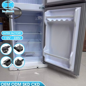 <span class=keywords><strong>Réfrigérateurs</strong></span> à double porte D 156L pour la maison, économie d'énergie, congélateur et réfrigérateur ultra-minces - Product Image 3