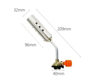 Fabrik Großhandel Neu 2408 Inverted Caster Gun Zink legierung Wind dicht für Schweine haar Backen BBQ Haushalts artefakt - Product Image 2