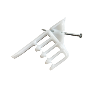 Weißer Kabelstapelhalter Drahtkabel-Befestigungsnagel Elektrisch Isolierter Kabelorganisator für 4 Kabel - Product Image 1