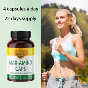 Maxi-Amino OEM/ODM, Éxito de Ventas, con 16 Aminoácidos de Forma Libre, 90 Cápsulas Vegetarianas, Sin Gluten, Apoyo para el Ejercicio - Product Image 4