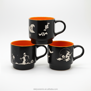 Tasse à thé en porcelaine de luxe avec bordure dorée, peinte à la main, motif floral, pour la maison, le bureau, cadeau, mug à café en céramique coloré, lot de 12 - Product Image 1