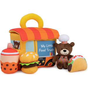 Set de Juguetes de Peluche de 5 Piezas para Bebés, Mi Pequeño Artista, Oso de Peluche de 7.5 Pulgadas con Sonido, Sonajero y Textura Arrugada, Juguetes Sensoriales para Recién Nacidos - Product Image 2