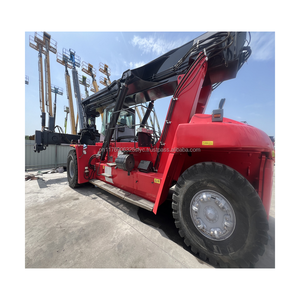 รถยกตู้คอนเทนเนอร์ Kalmar DRT450 มือสองราคาถูก 45 ตัน ขับเคลื่อน 4 ล้อ ระบบไฮดรอลิก พร้อมอุปกรณ์เปลี่ยนตำแหน่งตู้คอนเทนเนอร์ด้านข้าง สำหรับตู้คอนเทนเนอร์ขนาด 20 ฟุต 40 ฟุต ราคาประหยัด - Product Image 5