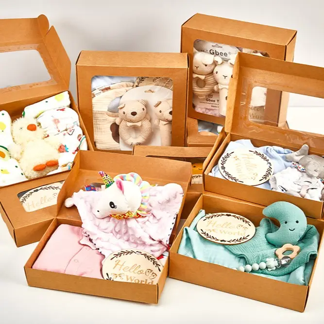 Organic Cotton Infant Wrap Newborn Gift Set Soft Bamboo Cotton Baby Bedding Muslin Swaddle Blanket Set