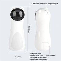 Jouet laser interactif intelligent pour chat automatique par Robert - Jouet pour animaux de compagnie en plastique de style moderne pour l'exercice et le soulagement de l'ennui