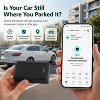 Traceur GPS automobile Trevaron pour voitures particulières, visualisation de la dernière position via l'application, vérification de l'état du véhicule, abonnement requis