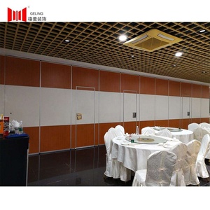 Cadre en aluminium de séparation de salle MDF, <span class=keywords><strong>cloison</strong></span> murale mobile pliable et <span class=keywords><strong>amovible</strong></span>, prix pour salle de banquet - Product Image 2