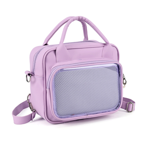 Bolso de Mano Versátil de Cuero para <span class=keywords><strong>Mujer</strong></span>, 3 en 1, Mochila y Bolso <span class=keywords><strong>Bandolera</strong></span> con Ventana de Visualización - Product Image 6