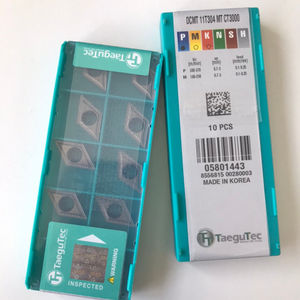 Insertos de Carburo CNC Taegutecs DCMT 11T304 MT CT3000, Inserto de Torneado Personalizable OEM, Herramientas de Corte de 25 mm con Recubrimiento PCD/PCBN HRC45 - Product Image 4