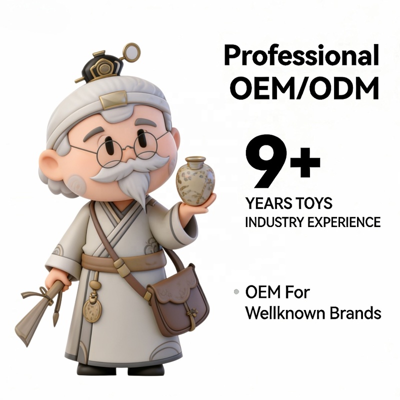 Antique Style Old Man Vinyl Figure
