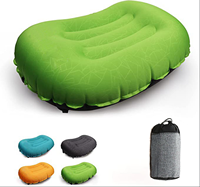 Coussin et tapis gonflables d'extérieur en TPU, portables, légers, multi-usages, en forme de croissant, pour le voyage et le rangement