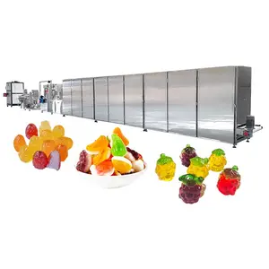 HNOC Jelly Fruit Pectin Gummy Bear Manufacture Production Line Automatic Soft Candy Machine