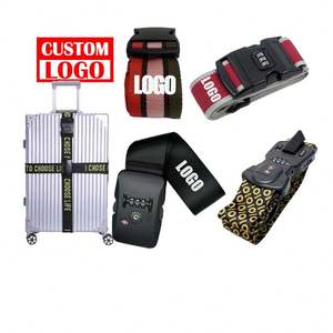 Customized Adjustable <strong>Luggage</strong> Safety <strong>Personalised</strong> Suitcase <strong>Straps</strong> <strong>Luggage</strong> <strong>Strap</strong> Long - Product Image 1