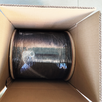 Kabel Serat Optik 1 Inti Single Mode Fiber Drop Cable Wire Ftth Kabel Serat Optik