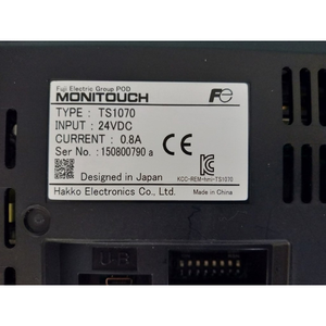 Écran tactile industriel MT-FUJI Electric TS1070 7" TFT HMI Monitouch Technoshot série <span class=keywords><strong>TS1000</strong></span> Ethernet USB RS232 RS485 En stock - Product Image 4