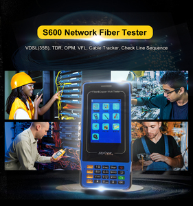 S600 SENTER ADSL2+/35B VDSL2 /xDSL Tester with TDR 4km OPM VFL 8km optional large battery capacity <b>rj45</b> function <b>cable</b> tracker - Product Image 3