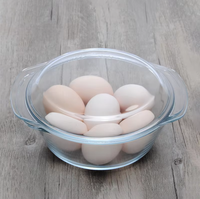 Ensemble de casseroles en verre borosilicate résistant à la chaleur, compatible avec les plaques à induction, fabrication directe d'usine, pot à soupe classique, ustensiles de cuisine