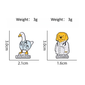 Bros Tema Medis Kreatif Desain Pisau Bedah Asli, Pin Kerah Bahan Zinc Alloy untuk Dokter, Perawat, Hiasan Tas, Hadiah - Product Image 6