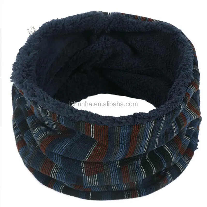 Écharpe chauffante pour le cou pour femmes, chaude, d'hiver, pour filles, en peluche, tricotée, longue, tendance