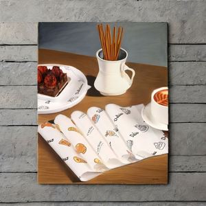 Eco-Friendly Greaseproof 35gsm Pallet Craft <b>Paper</b> Heat Resistant Waterproof Recyclable Uncoated Wood Pulp Double-Sided Food - Product Image 1