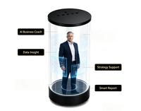 Boîtier Cylindrique Holographique 3D avec Assistant Vocal IA, Azure OpenAI LLM, Android 13, 4G, 32G, Module Audio Intégré avec Annulation d'Écho AEC