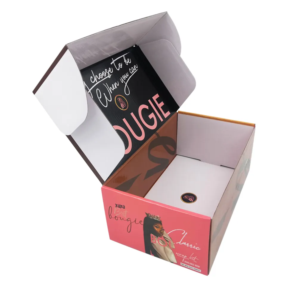 Bestseller Qualität Custom Box Lieferant Kosmetik verpackung Wellpappe Versand karton