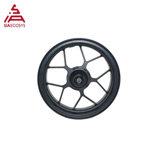 Ruota anteriore in alluminio 12x2.75 pollici tipo freno a disco per motocicli elettrici sistema di carrozzeria moto prodotto - Product Image 3