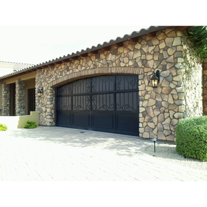 Uxury-puerta <span class=keywords><strong>de</strong></span> entrada <span class=keywords><strong>de</strong></span> garaje <span class=keywords><strong>de</strong></span> <span class=keywords><strong>hierro</strong></span> forjado, puerta corredera eléctrica inteligente con control remoto - Product Image 1