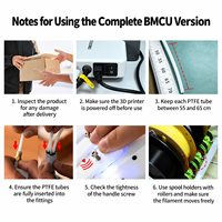 BMCU 370C 4-Channel 1.75mm Pengumpan Filamen Multi Warna Otomatis Sensor Hall Buffer AMS Lite Alternatif untuk Bambu Lab A1/A1