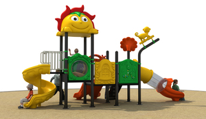 Structures de jeux d'extérieur pour enfants en <span class=keywords><strong>acier</strong></span> et plastique, toboggan en <span class=keywords><strong>acier</strong></span> pour garderies, maternelles, jardins, parcs, équipements de divertissement - Product Image 4