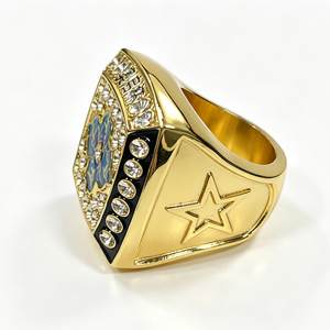Anillo de <span class=keywords><strong>Campeonato</strong></span> Personalizado Universal, Anillo Conmemorativo de Competición de Baloncesto, Fútbol, Fútbol Americano, con Esmalte y Cristal, Regalo de <span class=keywords><strong>Campeonato</strong></span> - Product Image 2