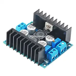 LM2596S3A dual-channel adjustable voltage reduction power supply module 5 V12V24V strong heat dissipation low ripple