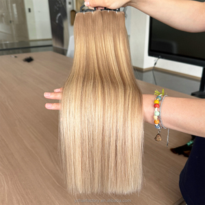 ผมต่อแบบ Genius Weft ของแท้ 100% ไม่ผ่านการแปรรูปจากรัสเซีย  แบบเส้นบาง มองไม่เห็นรอยต่อ  แบบ Double Drawn รุ่นใหม่ล่าสุด - Product Image 1