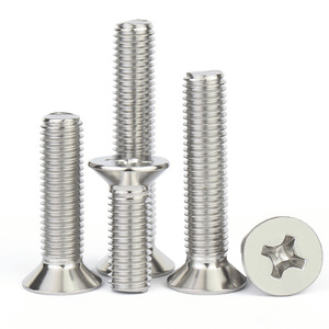 M1.6 M2 M2.5 M3 M4 M5 M6 M8 A2-70 304 thép không gỉ din965 chéo Phillips phẳng chìm đầu vít csk đầu máy vít - Product Image 1